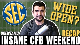 INSANE Week 7 Recap  SEC Race Still Wide Open [upl. by Oiuqise924]