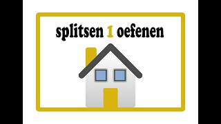 Splitsen 1 oefenen [upl. by Imaj]