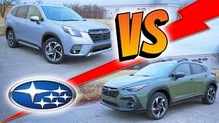 Subaru Showdown  2024 Forester vs 2024 Crosstrek [upl. by Hakym]