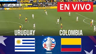 🔴 EN VIVO Uruguay vs Colombia  Copa América 2024  SEMIFINAL  Partido en vivo hoy [upl. by Alden617]