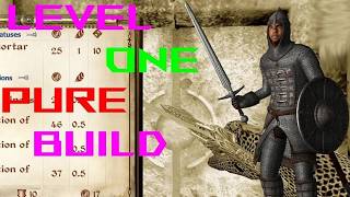 Overpowered Character Build Level 1 Pure  TES IV Oblivion [upl. by Einahets]