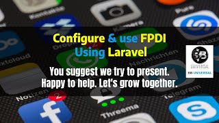 Configure and use FPDI using Laravel [upl. by Barcot]