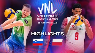 🇸🇮 SLO vs 🇵🇱 POL  Bronze Match  Highlights  Mens VNL 2024 [upl. by Retsevlis]