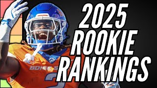 2025 Dynasty Rookie Rankings FIRST LOOK [upl. by Marilin]