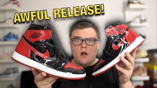 The UGLY TRUTH about the AIR JORDAN 1 PATENT BRED and the LIMITED RELEASE [upl. by Ai759]