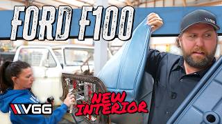 ABANDONED To RESTORED Rebuilding a Ford F100  Part 2 Classic Truck Interior Overhaul [upl. by Schuh]