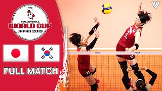 Japan 🆚 Korea  Full Match  Women’s Volleyball World Cup 2019 [upl. by Pacificas]