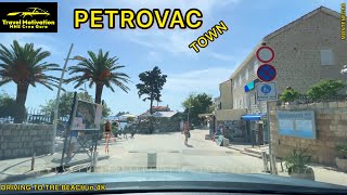 PETROVAC vožnja do Plaže u Septembru 2024  PETROVAC Town Driving Tour in 4K MNE Crna Gora [upl. by Euqimod]