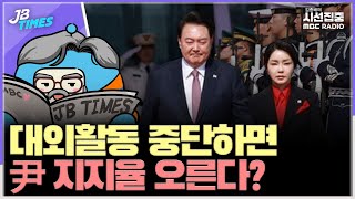 JB TIMES 김건희 여사 대외활동 중단 찬성이 73 대외활동 중단하면 전통적 지지층 마음 돌릴까 [upl. by Mikah]