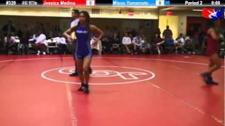 NYAC 48 KG  10575 lbs Jessica Medina vs Miyuu Yamamoto [upl. by Ulu797]