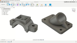 Bien débuter sur Fusion 360 avec ces deux exemples simples [upl. by Eirameinna]