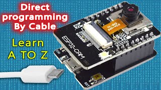 Getting Started Programming ESP32CAM With ESP32CAMMB Micro USB Programmer Serial Converter Loader [upl. by Corrianne]