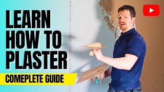 Plastering A Wall For Beginners  FULL PROCESS FROM START TO FINISH [upl. by Bail]