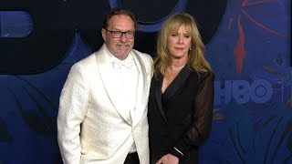 Stephen Root and Romy Rosemont quotHBO amp Max PostEmmy Celebrationquot Blue Carpet [upl. by Adnorrehs266]