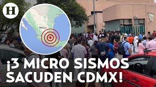 ÚltimaHora CDMX registra micro sismo con epicentro en la Av Revolución en CDMX [upl. by Nomolos]