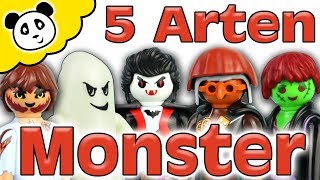 Locke der Vampir  5 Arten von Halloween Monstern  Playmobil Film [upl. by Christenson]