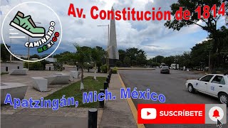 Caminando por la Av Constitución de 1814 Apatzingán Mich México [upl. by Portwine]