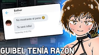 Guibel reacciona a todos los chats de Esther [upl. by Lirrad]