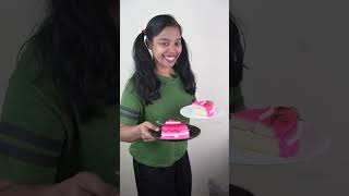 Sister VS Me 🍓 Eating Strawberry Cake 🎂 Behno ki NokJhok 😜 minkutinku shorts comedy funny cake [upl. by Nonahs945]