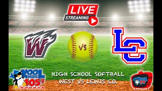 Lewis Co vs West Carter Softball  KHSAA Softball  LIVE  Kool TV  51624 [upl. by Aon]