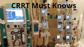 CRRT must knows  Everything you need to know about CRRT  Continuous Renal Replacement Therapy [upl. by Ray603]