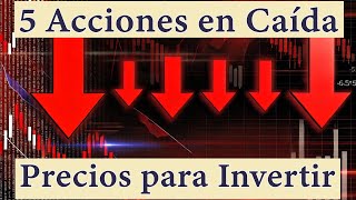 ¡5 Grandes Compañías en Corrección Precios Ideales para Invertir [upl. by Nitram666]