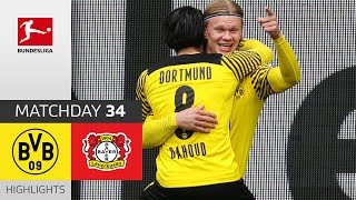 Borussia Dortmund  Bayer 04 Leverkusen  31  Highlights  Matchday 34 – Bundesliga 202021 [upl. by Cathee]