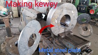 metal steel plate making keyway 7 psc shaper machine working [upl. by Becket638]