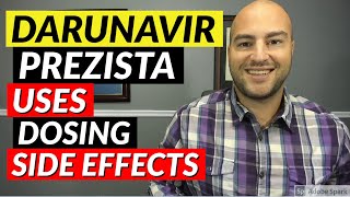 Darunavir Prezista  Pharmacist Review  Uses Dosing Side Effects [upl. by Llerred529]