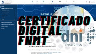 Cómo obtener CERTIFICADO DIGITAL FNMT con DNIe  Guía fácil paso a paso 👍🛠 [upl. by Cinom]