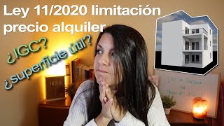 Análisis Ley 112020 limitación precio alquiler en Cataluña  Inversión inmobiliaria España 2021 [upl. by Aikram]