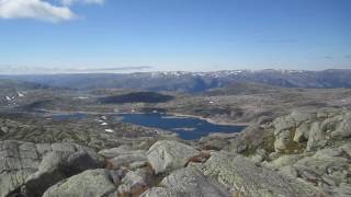 View from Skjerjavasshovden in Vaksdal Hordaland [upl. by Tatianas]