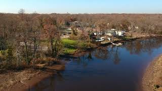 Drone Flight Rancocas Creek November 2022 [upl. by Eaver]