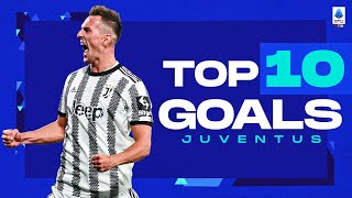 The best goals of every team Juventus  Top 10 Goals  Serie A 202223 [upl. by Clementas]