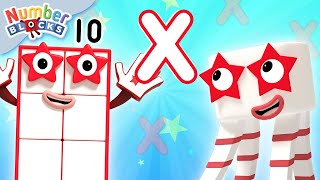 Multiplication for Kids Level 10  Maths for Kids  Learn to count  Numberblocks [upl. by Fenny]