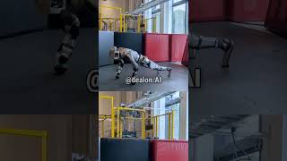 Boston Dynamics latest Atlas robot is capable of performing pushups [upl. by Aerdnod]