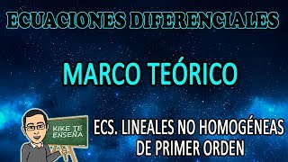 ECUACIONES LINEALES NO HOMOGENEAS  TEORIA [upl. by Akemet]