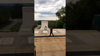 Changing of the Guard Arlington National Cemetery Tomb of the Unknown Soldier military arlington [upl. by Kiersten]