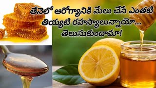 Health benefits of Honey in teluguతేనె యొక్క ఆరోగ్యకరమైన ప్రయోజనాలు [upl. by Sadye465]