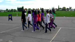 Luther Burbank High School NJROTC JV Unarmed Drill Team [upl. by Onahpets]