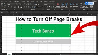 How to Disable Dotted Line Page Breaks in Excel [upl. by Restivo]