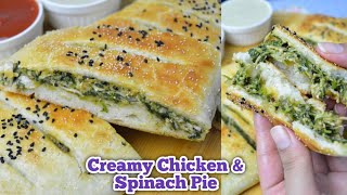 Chicken Pie RecipeChicken Pie Dough RecipeChicken Spinach Bake RecipeChicken Pie At Home [upl. by Afnin540]