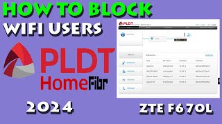 HOW TO BLOCK WIFI USERS on PLDT ZTE F670L using a phone [upl. by Lewert]