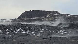 Fagradalsfjall Volcano amp Lava Field Iceland February 2023 4K [upl. by Prisilla]