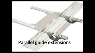 Festool parallel guides  making repetitive cuts with a track saw [upl. by Yarased]