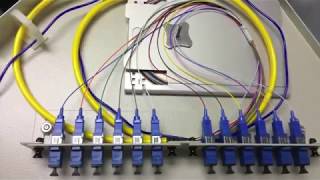 How to Install a 12 Port Rack Mount Fiber Optic Patch Panel [upl. by Airahs]