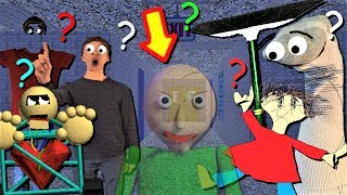 ESCAPE GHOST BALDI  Baldis Basics MOD Baldis Day Off [upl. by Nnaylime]