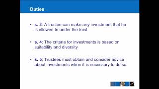 Equity amp Trusts  Powers and Duties of Trustees [upl. by Schober]