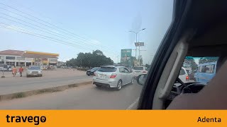 Driveby Tour Oyarifa Adenta Street Accra Ghana [upl. by Matthaus881]