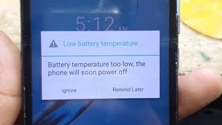 itel a48 battery temperature too low the phone will soon power off solution [upl. by Luedtke]